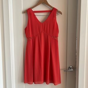ANGEL EYE LONDON coral dress